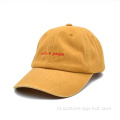Unisex 6 paneel washoed met katoenen papa hoed